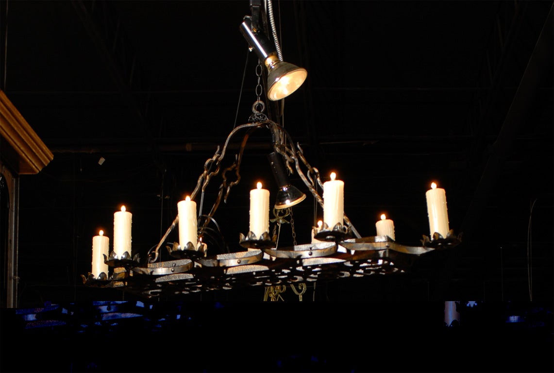 Iron Chandelier