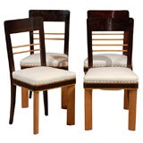 Set of Four Art Moderne Chairs
