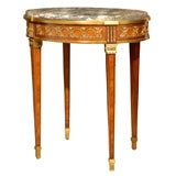 BRONZE MOUNTED FRENCH TRANSITIONAL TABLE