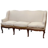 Antique 18thC LOUIS XV STYLE WALNUT SOFA
