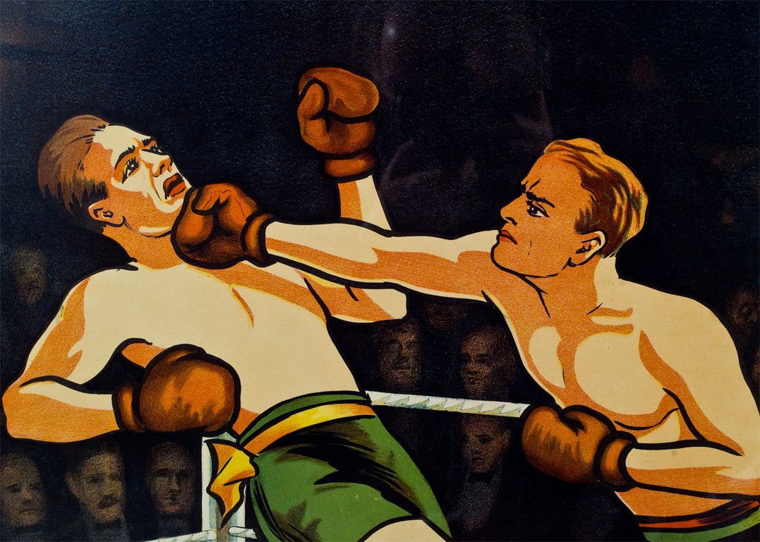 boxing canvas art