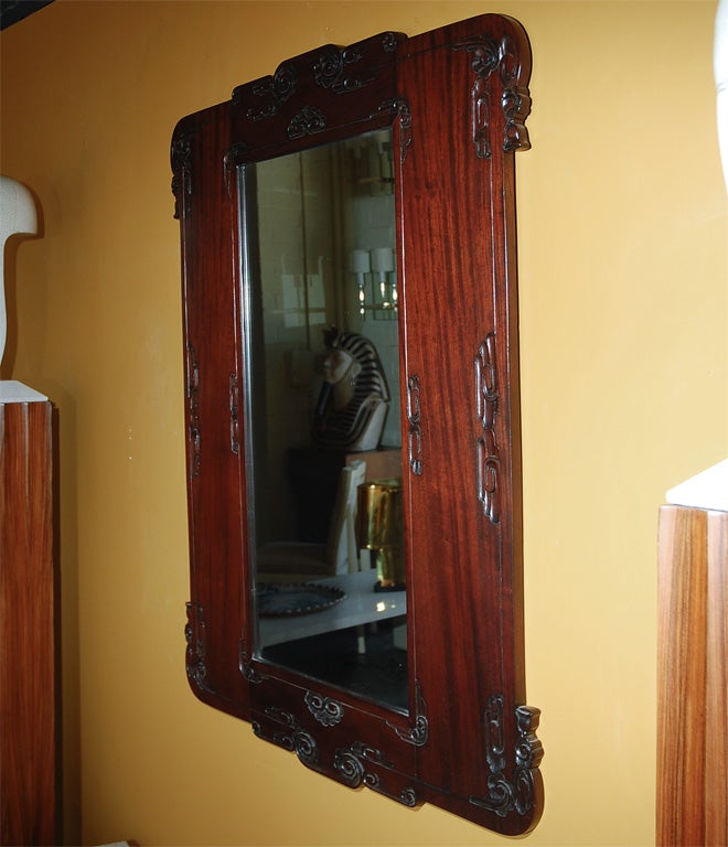 Rosewood Chinese Mirror 2