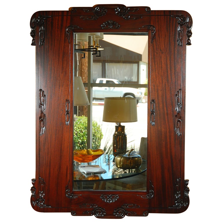 Rosewood Chinese Mirror