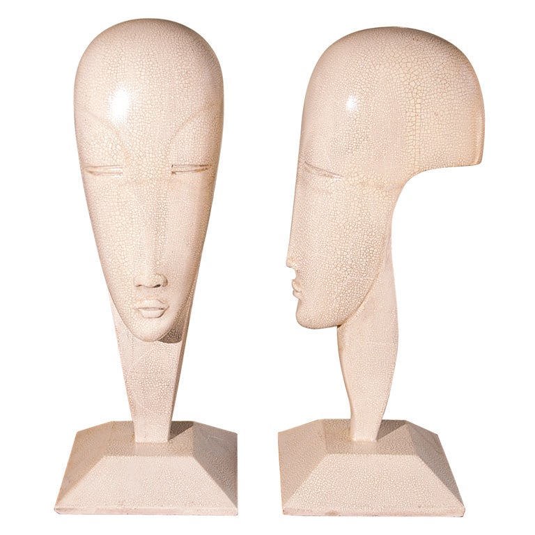 Art Deco Style Figural Bust