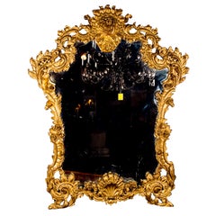 LARGE Rococco White Mirror 78" x 60"