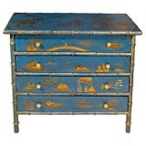 Vintage Chinoiserie "Cottage Chest of Drawers" or Dresser