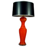 PAIR of Murano Glass Lamps Venetian Italian Glass Lamps