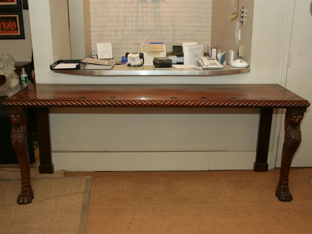 Regency Mahogany and Ebony Console/Server