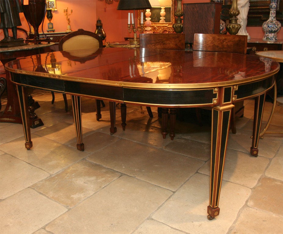 Fine Baltic Mahogany Extension Dining Table, 19th century