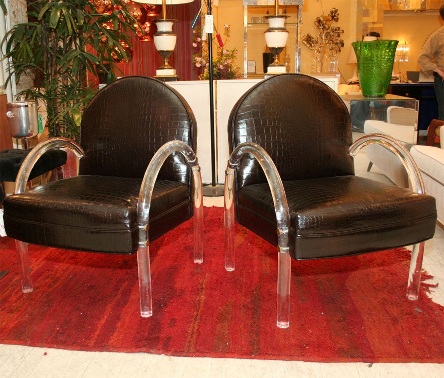 Glamorous Pace Collection Lounge Chairs