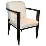 Limed-oak Art Deco Armchair