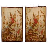 Pair of 19th Century Naploeon III Aubusson Tapestries, ca. 1880