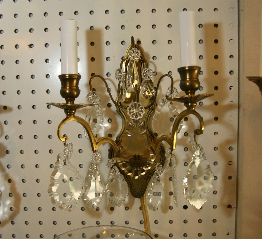 2 pairs of fabulous French sconces In Good Condition In Jersey City, NJ
