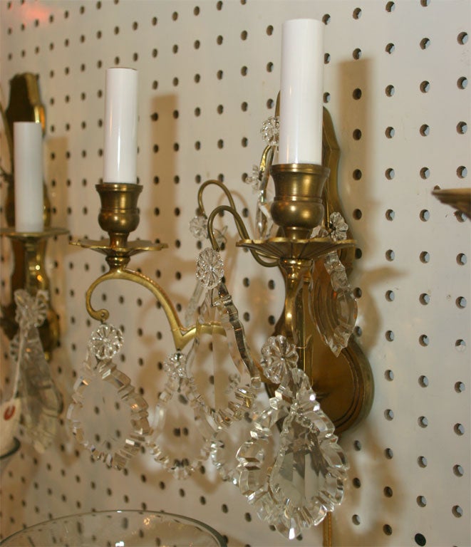 20th Century 2 pairs of fabulous French sconces