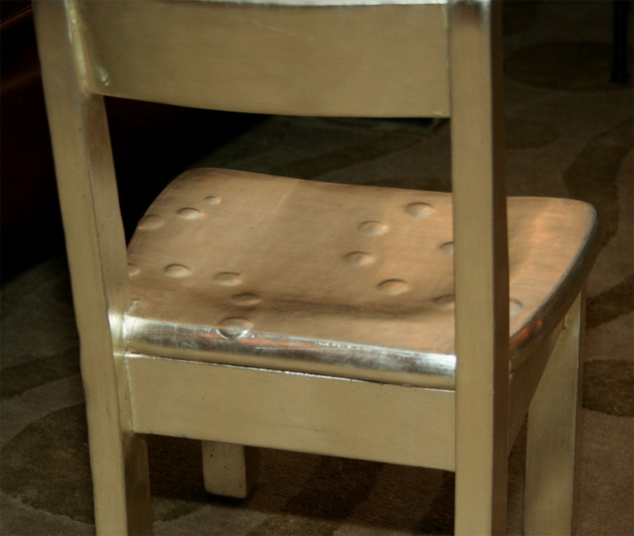 Pair of Gilded Children's Chairs 5