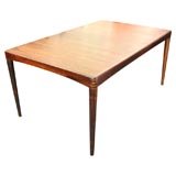 Rectangular Rosewood Dining Table by HW Klein