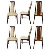 Set of 6 Rosewood & Leather Dining Chairs by Ib Kofoed Larsen