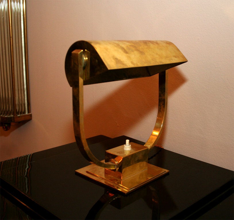 Art Deco Desk Lamp by ADNET 1