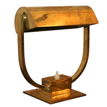 Art Deco Desk Lamp by ADNET