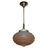 Art Deco Globe Chandelier by GENET & MICHON