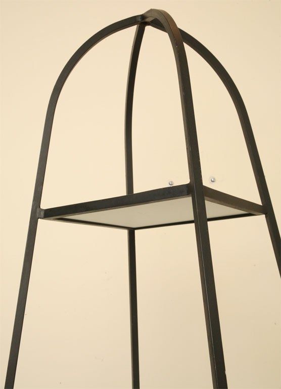 Black Iron Etagere In Excellent Condition In North Miami, FL