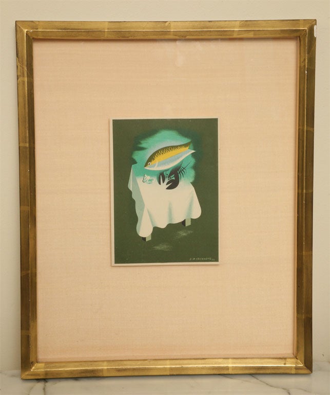 Fabulous Lithograph by A.M. Cassandre