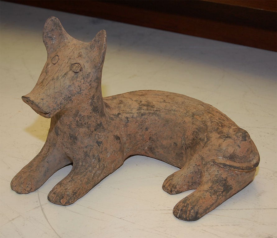 Han Dynasty Tomb Pottery Dog