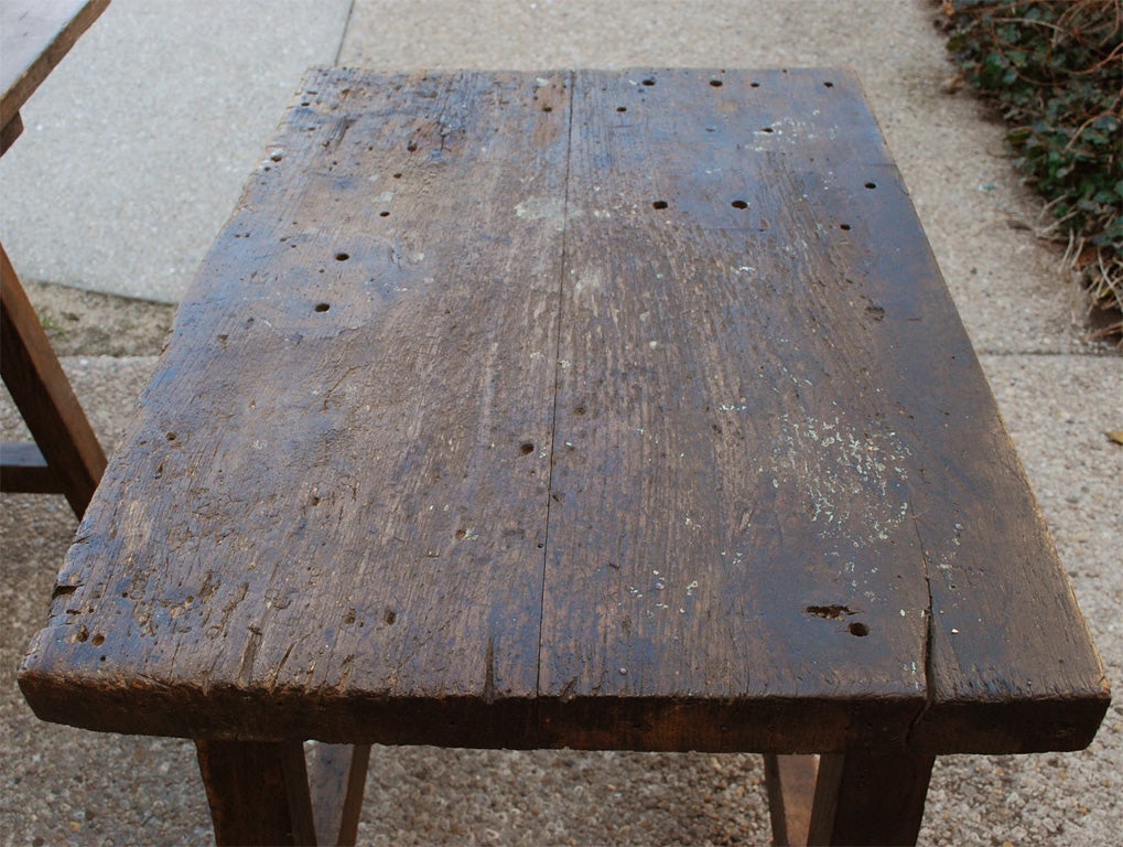 Blackened Oak Studio Table 2