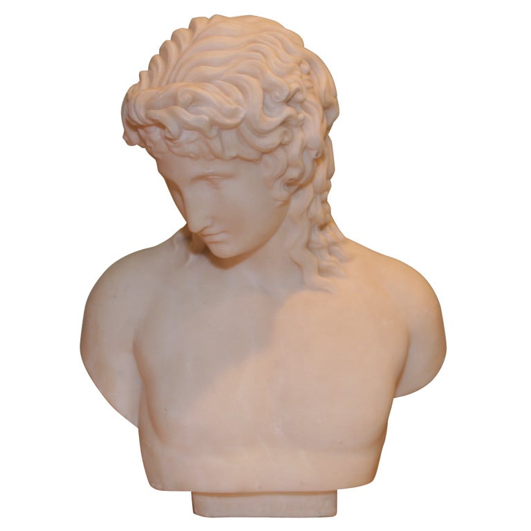 Marble Museum Cast Sculpture of Michelangelo's David