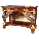 Empire Marble Top Console