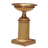 GRAN URNA DE BRONCE DORADO