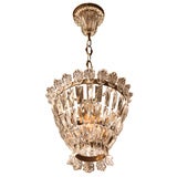 Small 1940
s Crystal Chandelier Small 1940
s Crystal Chandelier