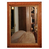 Antique 19th Century French Bird’s Eye Maple Mirror