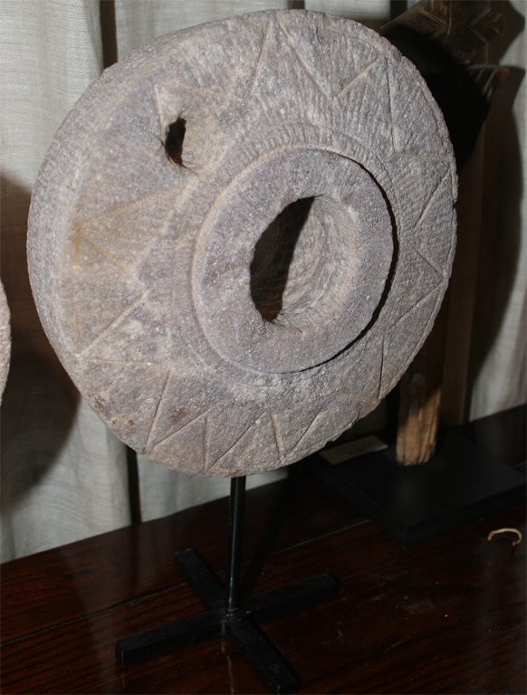 Grinding Stone Wheels on Stands, Small 1