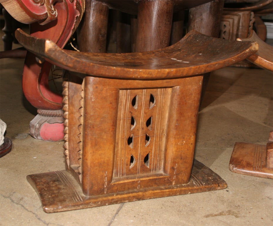 Asante Stool / Side Table, Medium