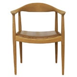 Set of 10 Oak "The Chair" by Hans Wegner