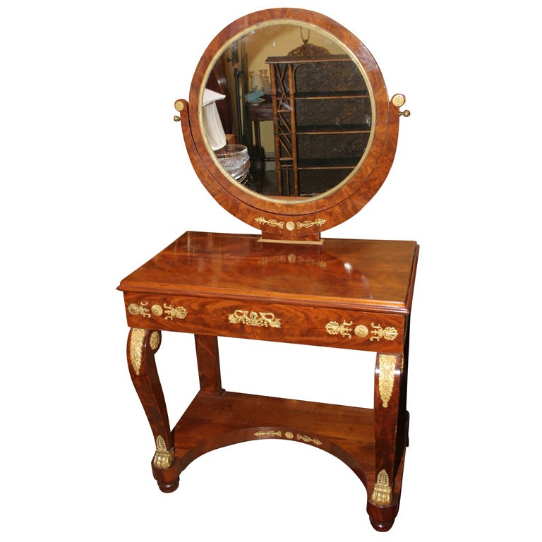 Antique French Empire Vanity For Sale