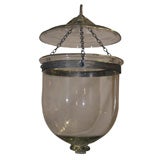 Antique clear glass belljar