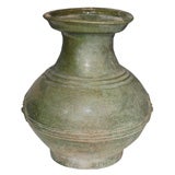 Han Dynasty Green glazed eartenware "Hu" Jar
