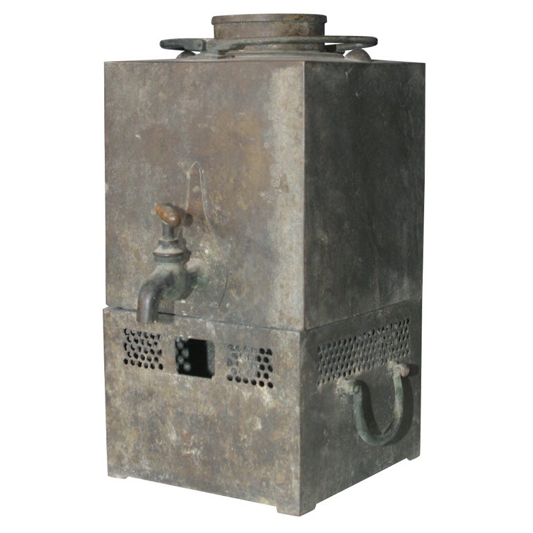 antique bronze water heater For Sale