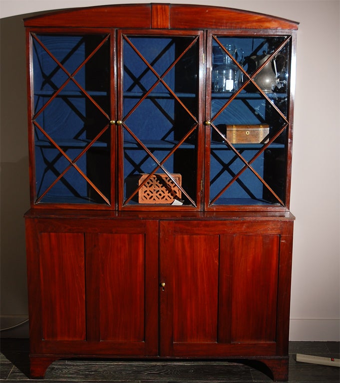 1780s English Hepplewhite Mahogany Bookcase For Sale At 1stdibs
