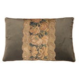 Floral Lumbar Tapestry Pillow