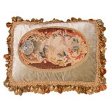 Antique Floral Tapestry Pillow