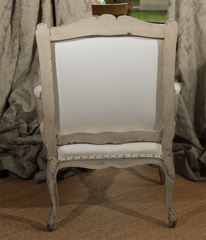 Paire de chaises bergères françaises du 19ème siècle en vente 1