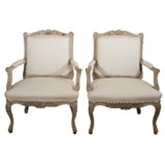 Pair of 19th Century French Bergere Chairs 2