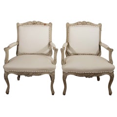 Pair of 19th Century French Bergere Chairs