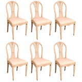 Six Swedish Dining Chairs