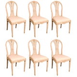 Six Swedish Dining Chairs