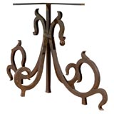 French iron table base French iron table base