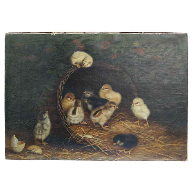 Barnyard Scene by Ben Austrian